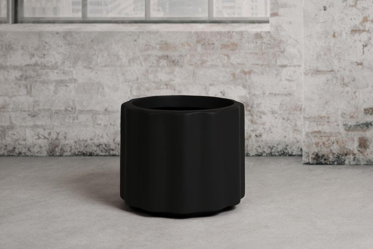Ripple Fiberglass Planter