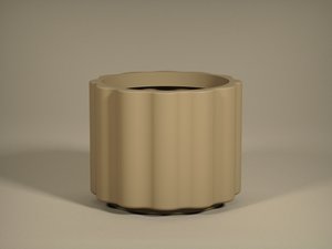 Ripple Fiberglass Planter