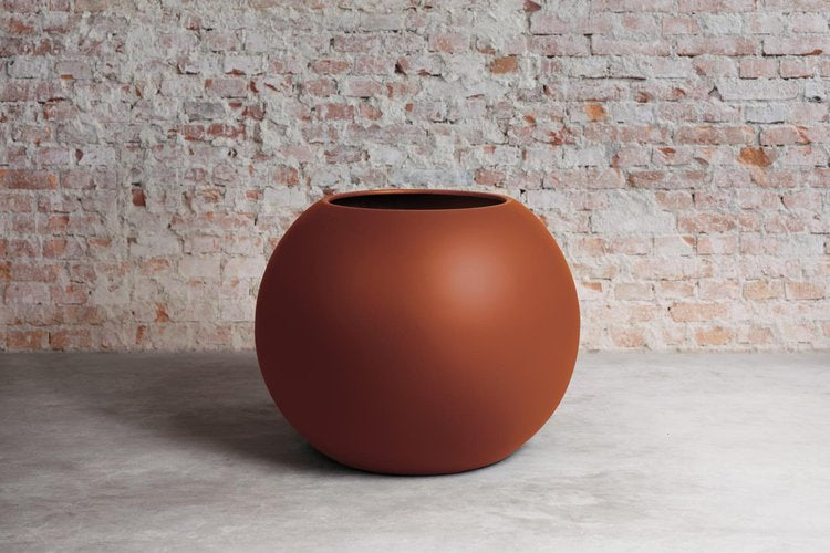 Sphere Fiberglass Planter