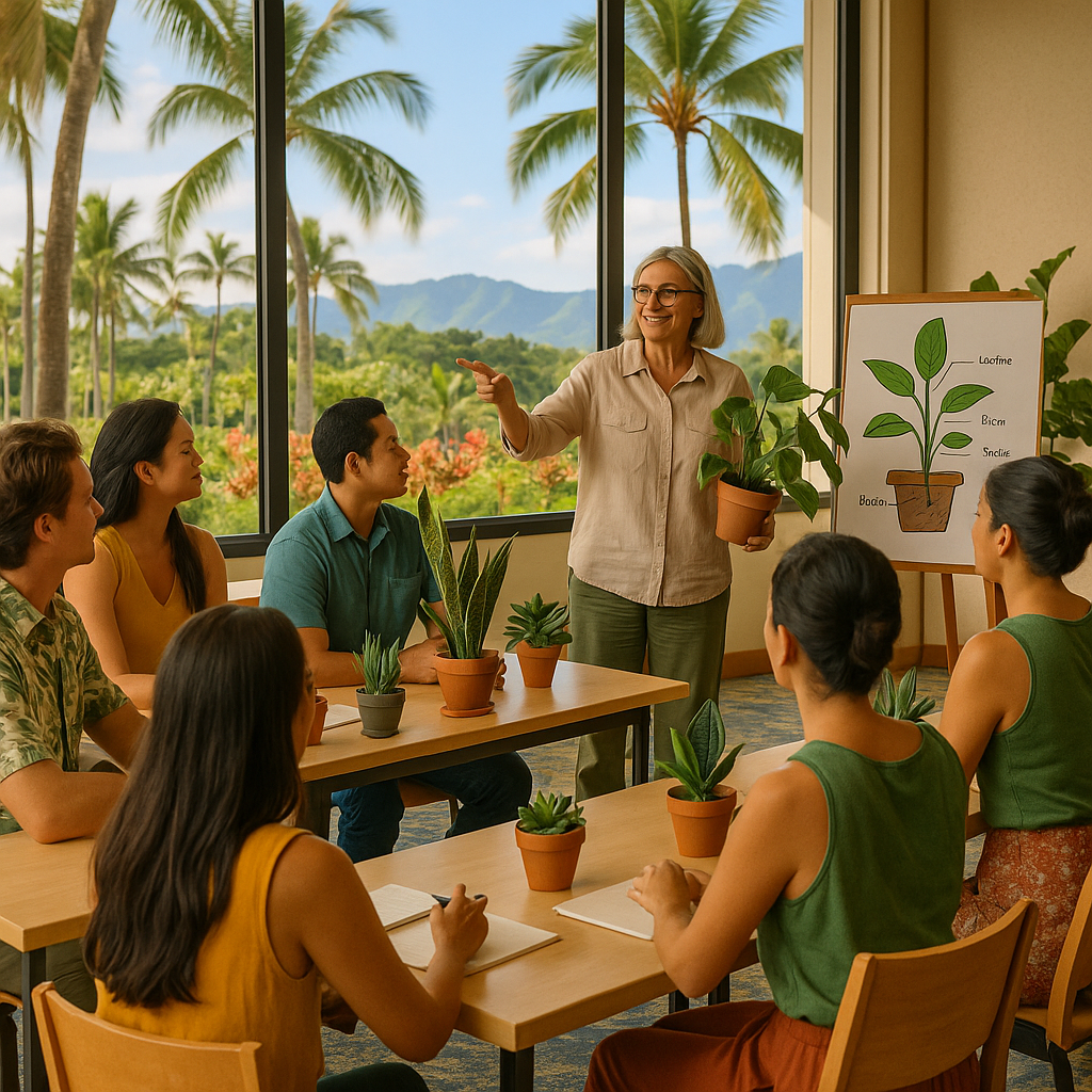 Plant Retreat in Paradise: Oahu, Hawaii